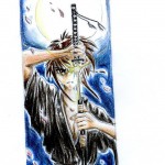 fée féerique marque-page manga samourai sabre dessin
