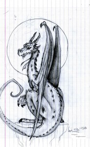 fée féerique dessin BD dragon 