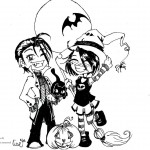 fée féerique dessin BD comics humour Halloween vampire sorcière manga