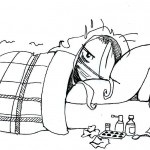 fée féerique dessin BD comics humour grippeA maladie