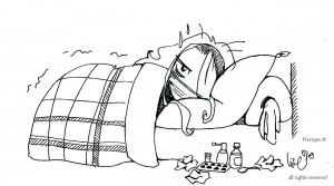 fée féerique dessin BD comics humour grippeA maladie