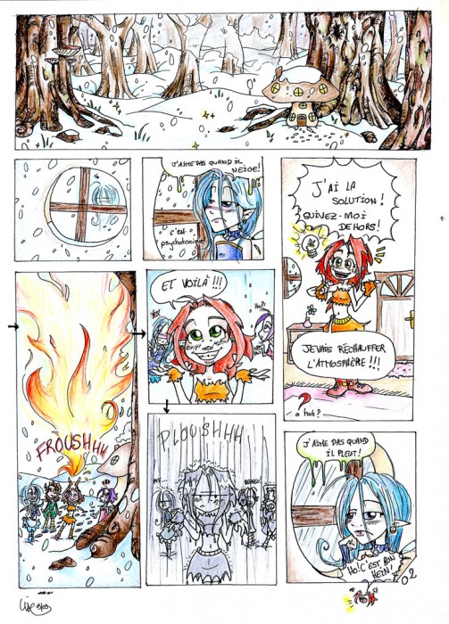 bande dessinée fée hiver