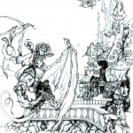 fée féerique dessin BD bande dessinée manga dragon gothique