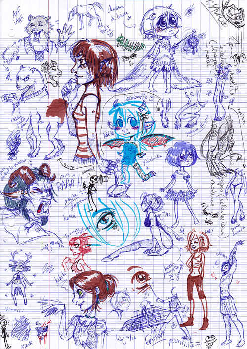 dessins féeriques sketchdump